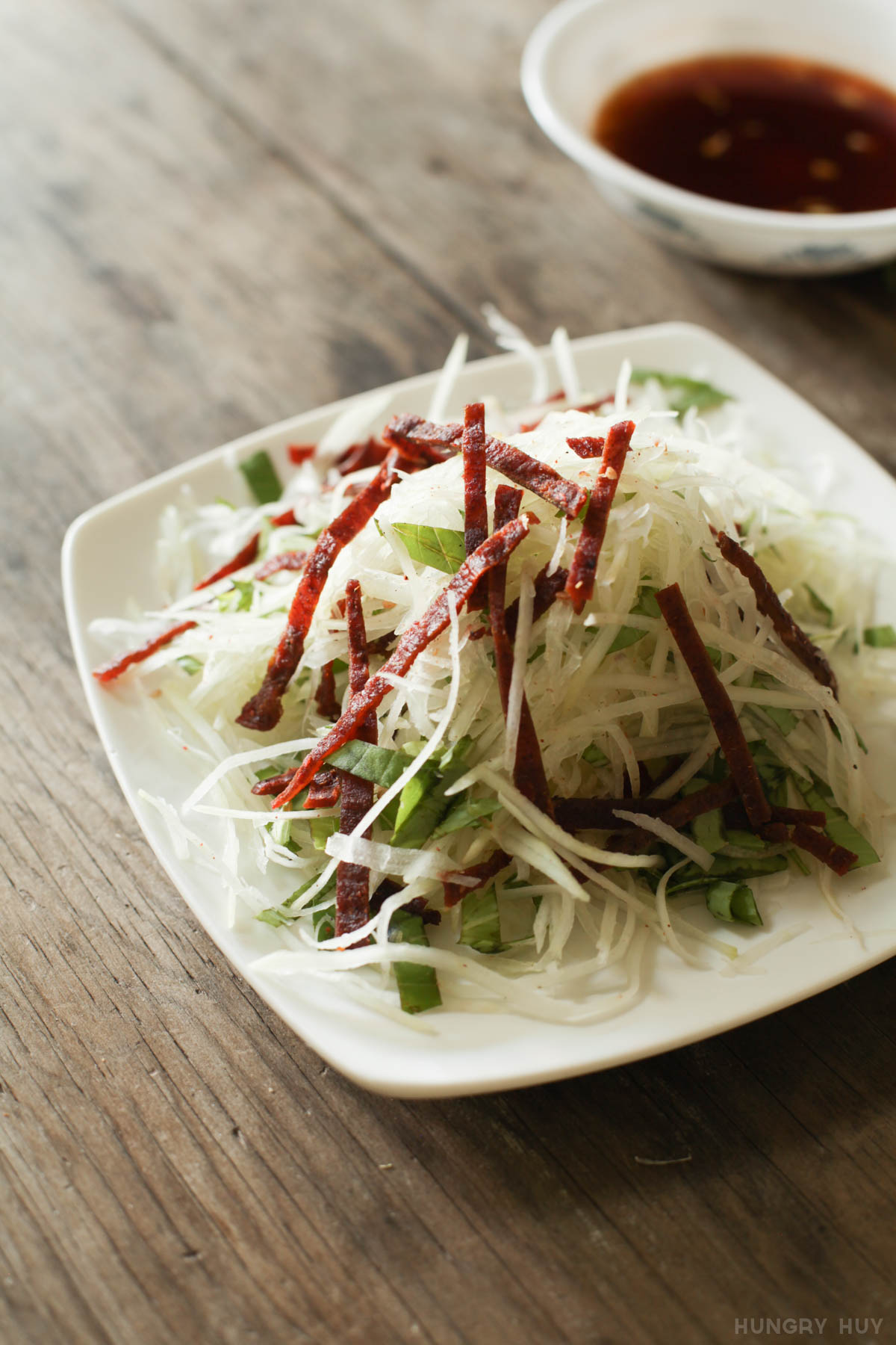 Green Papaya Salad Recipe (Vietnamese Style with Beef Jerky)