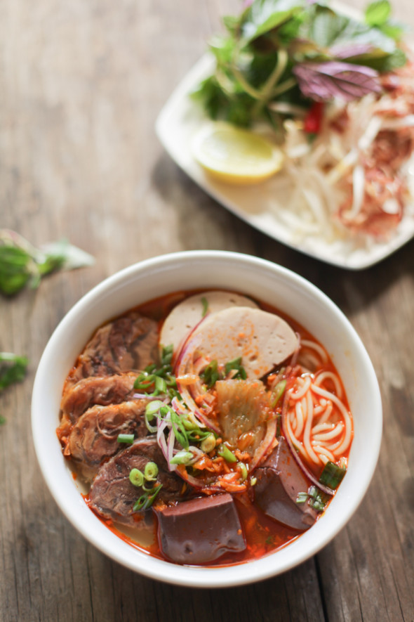 Bún Bò Huế Recipe Spicy Vietnamese Beef & Pork Noodle Soup