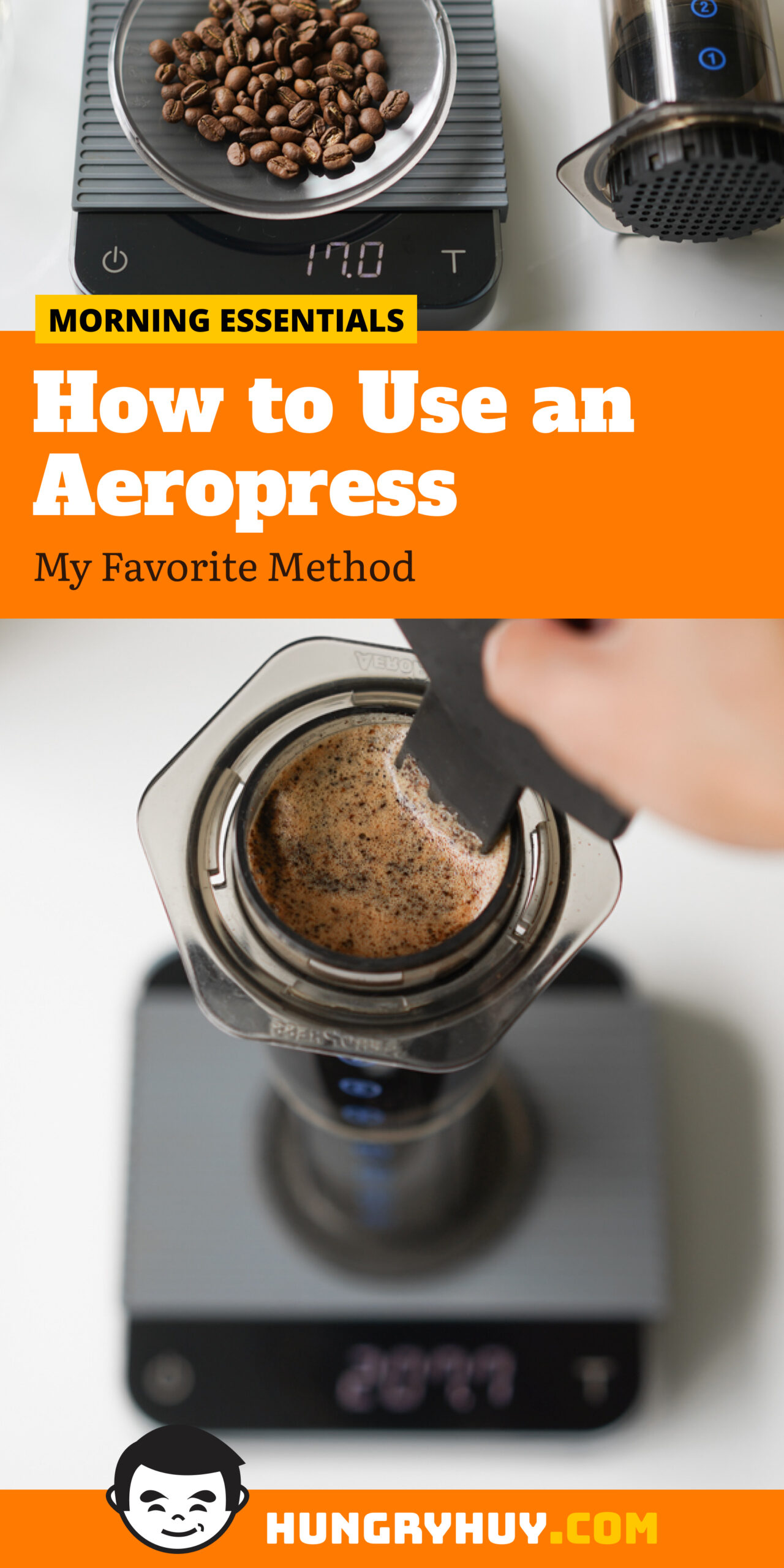 How to Use an Aeropress [Coffee Brewing Instructions] Hungry Huy
