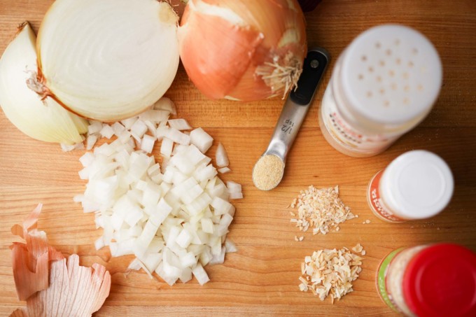 four varities of onions to use as substitutions