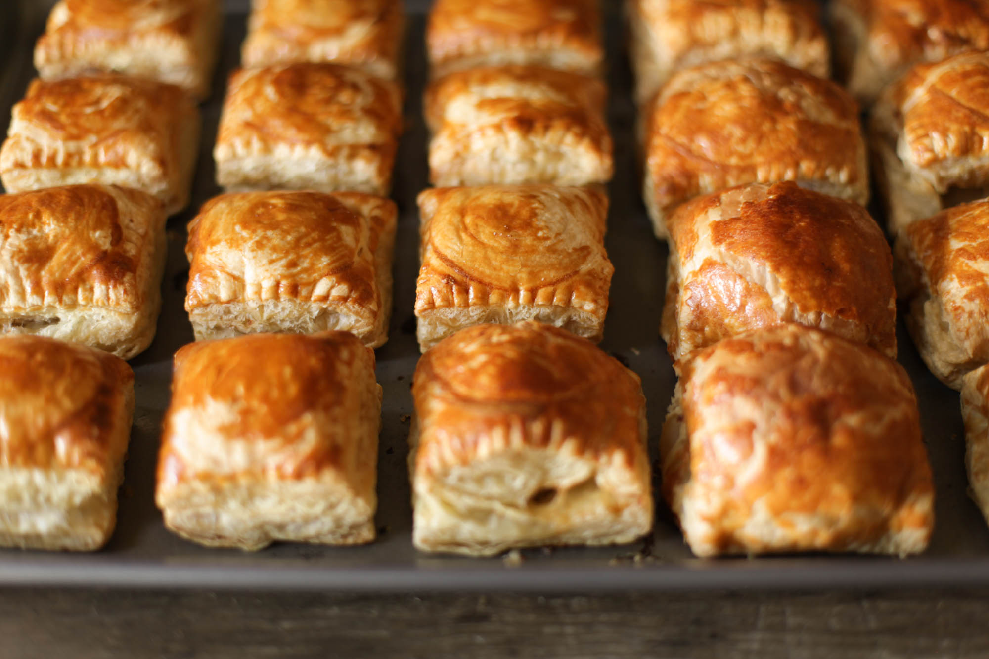 another view of freshly baked tray!