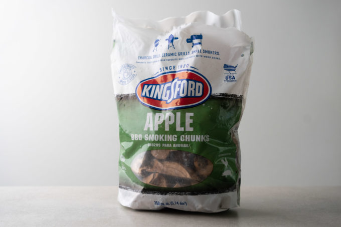 bag of apple wood chunks