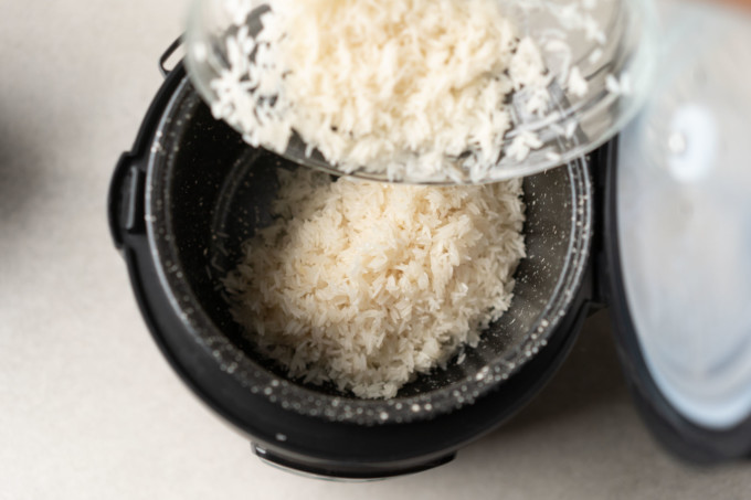 adding rice to Aroma digital