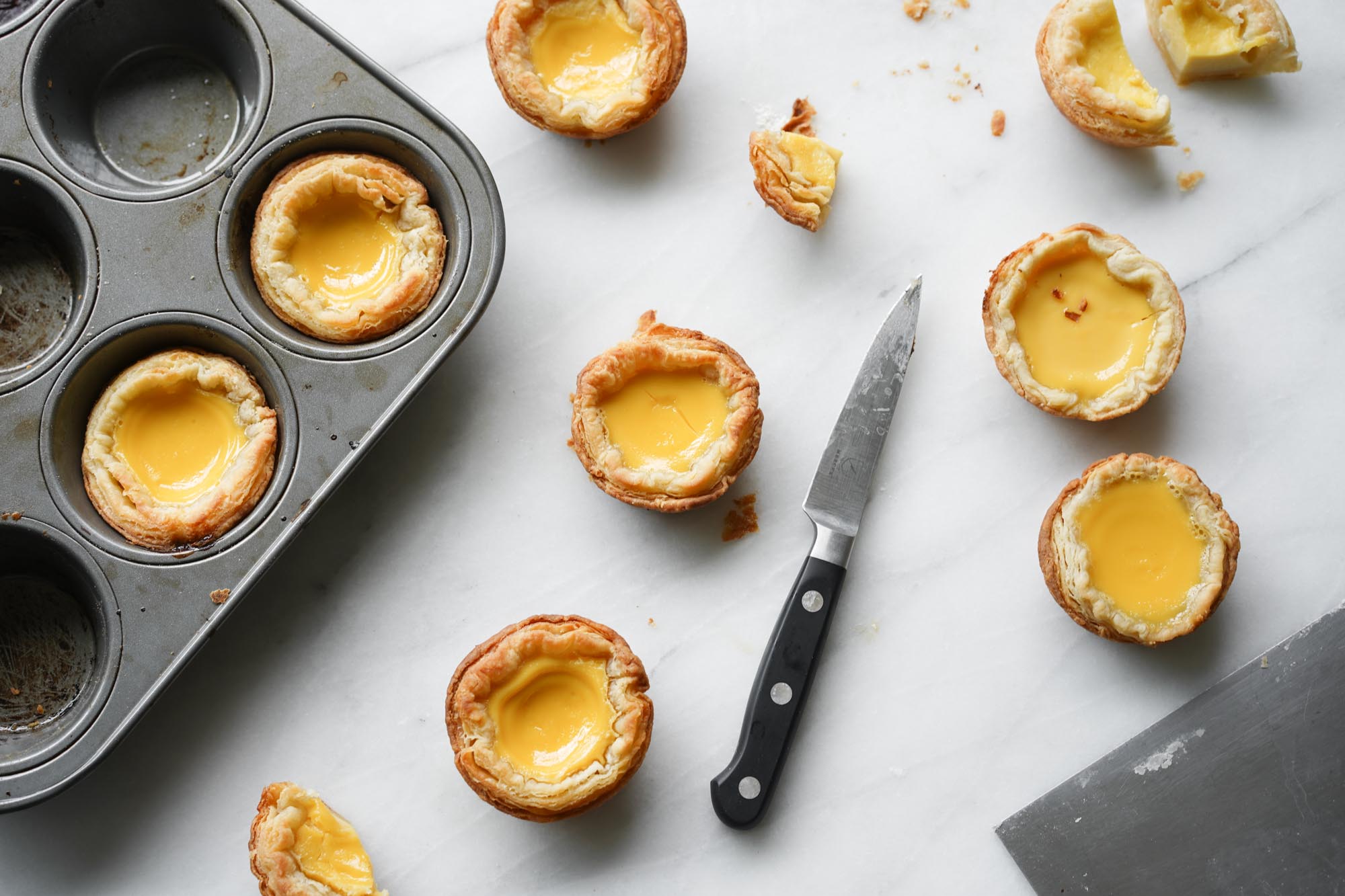 baked custard egg tarts