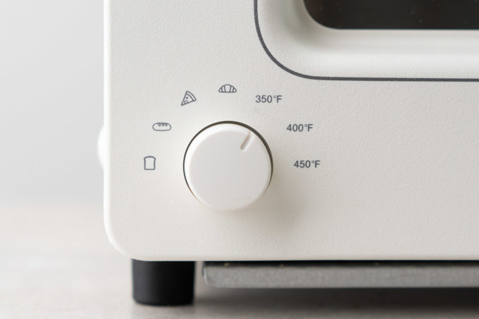 Balmuda Toaster heat settings knob