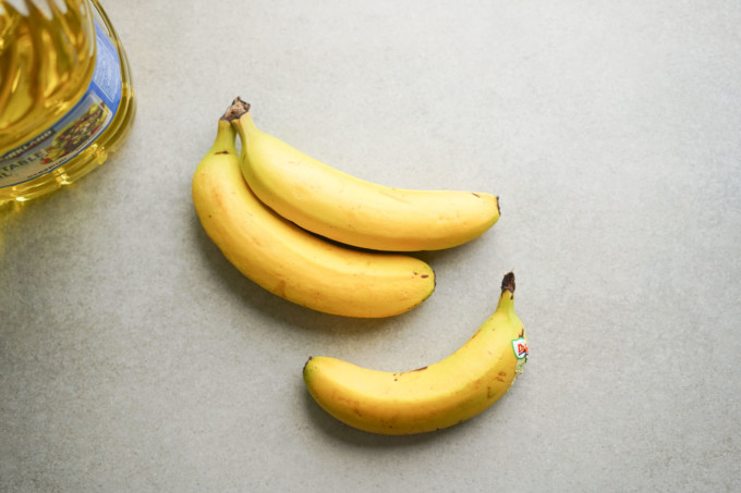 three bananas