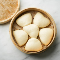 bao buns in steamer