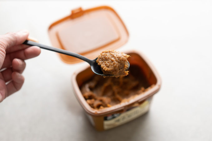 spoonful of fermented soybean paste