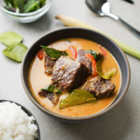 Thai panang curry bowl