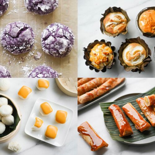 collage of the best Filipino desserts