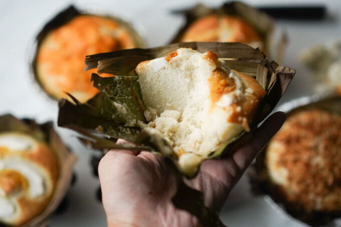 inside texture of bibingka