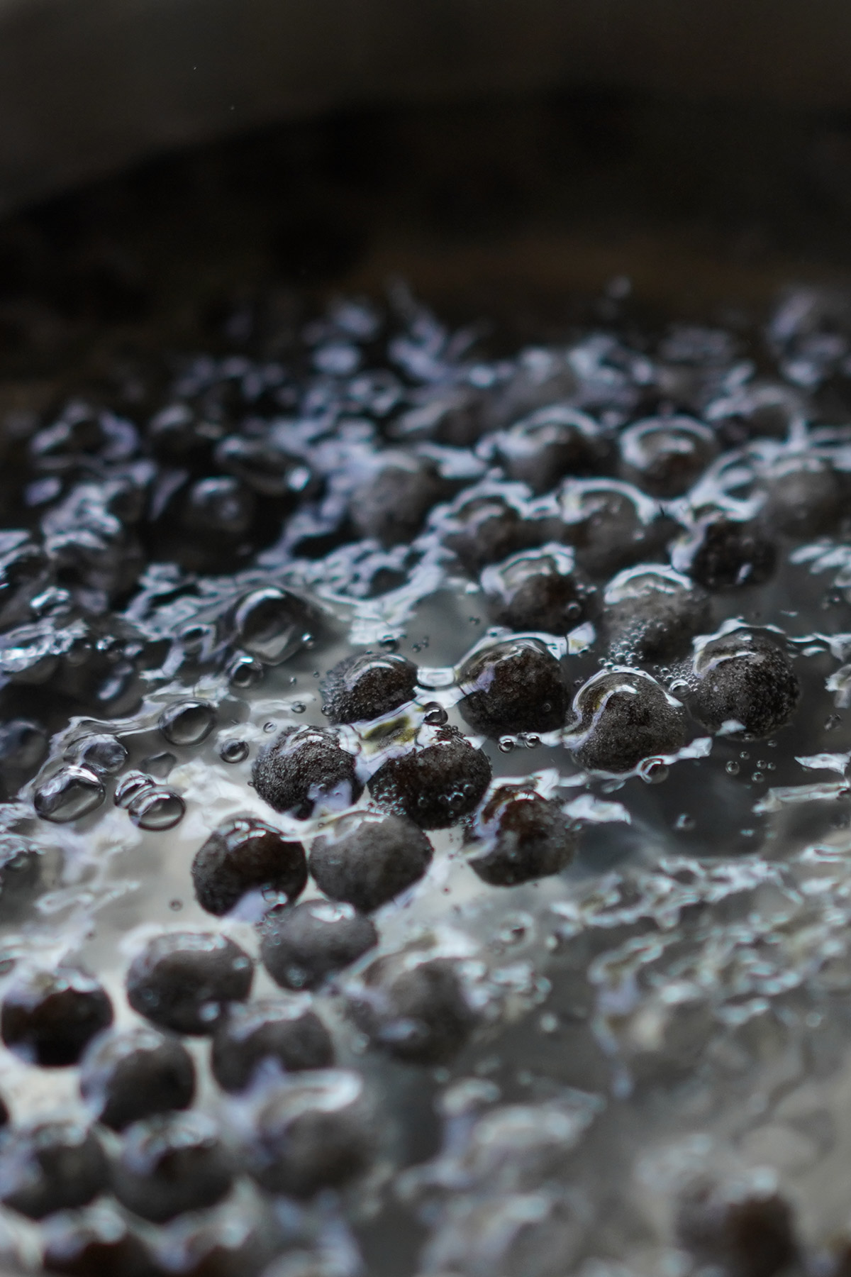 cooking boba -- when cooked they rise to the top