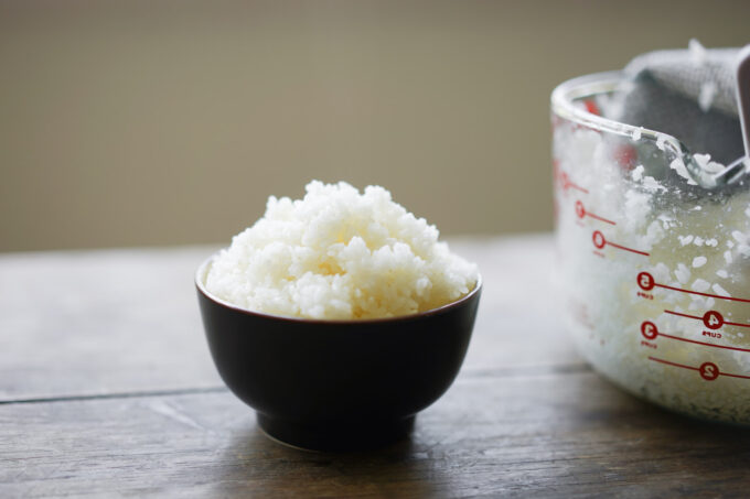 bowl of rice, cooked in a microwave!