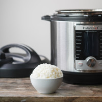 bowl of rice from instant pot