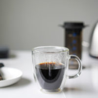 brewed Aeropress coffee