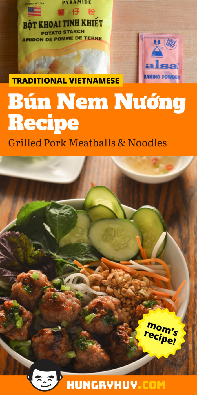 bun nem nuong Pinterest image