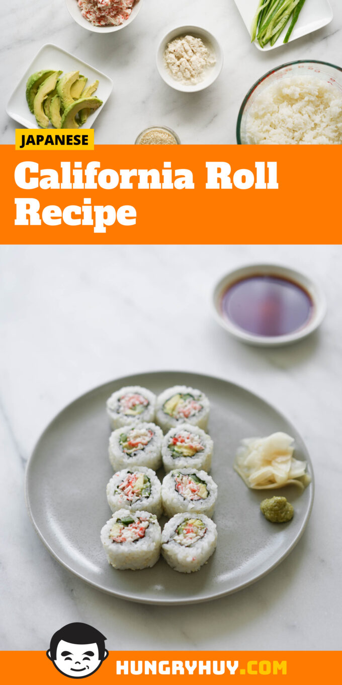 How to Make California Roll - Video and step-by-step photos