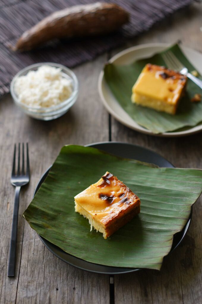 Filipino cassava bibingka