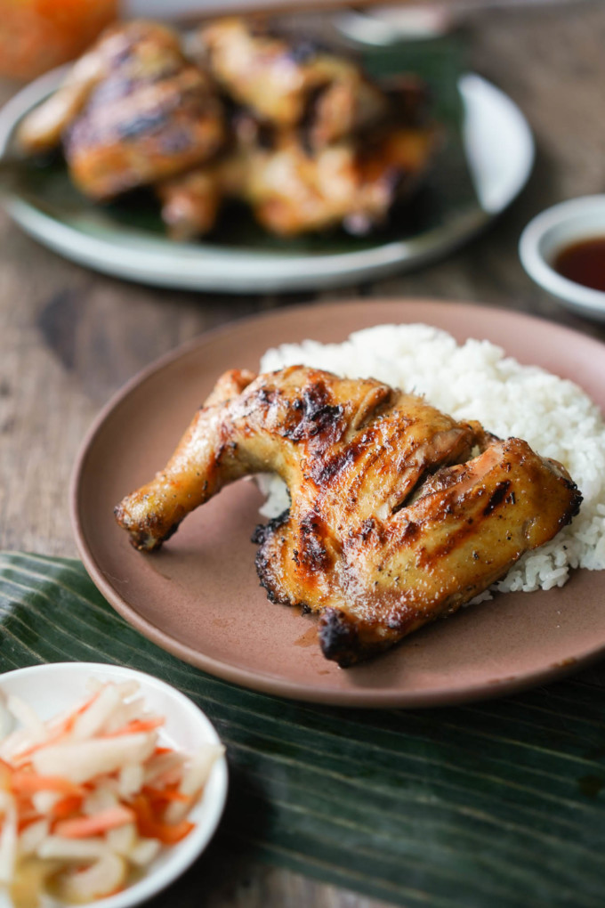 chicken inasal with rice