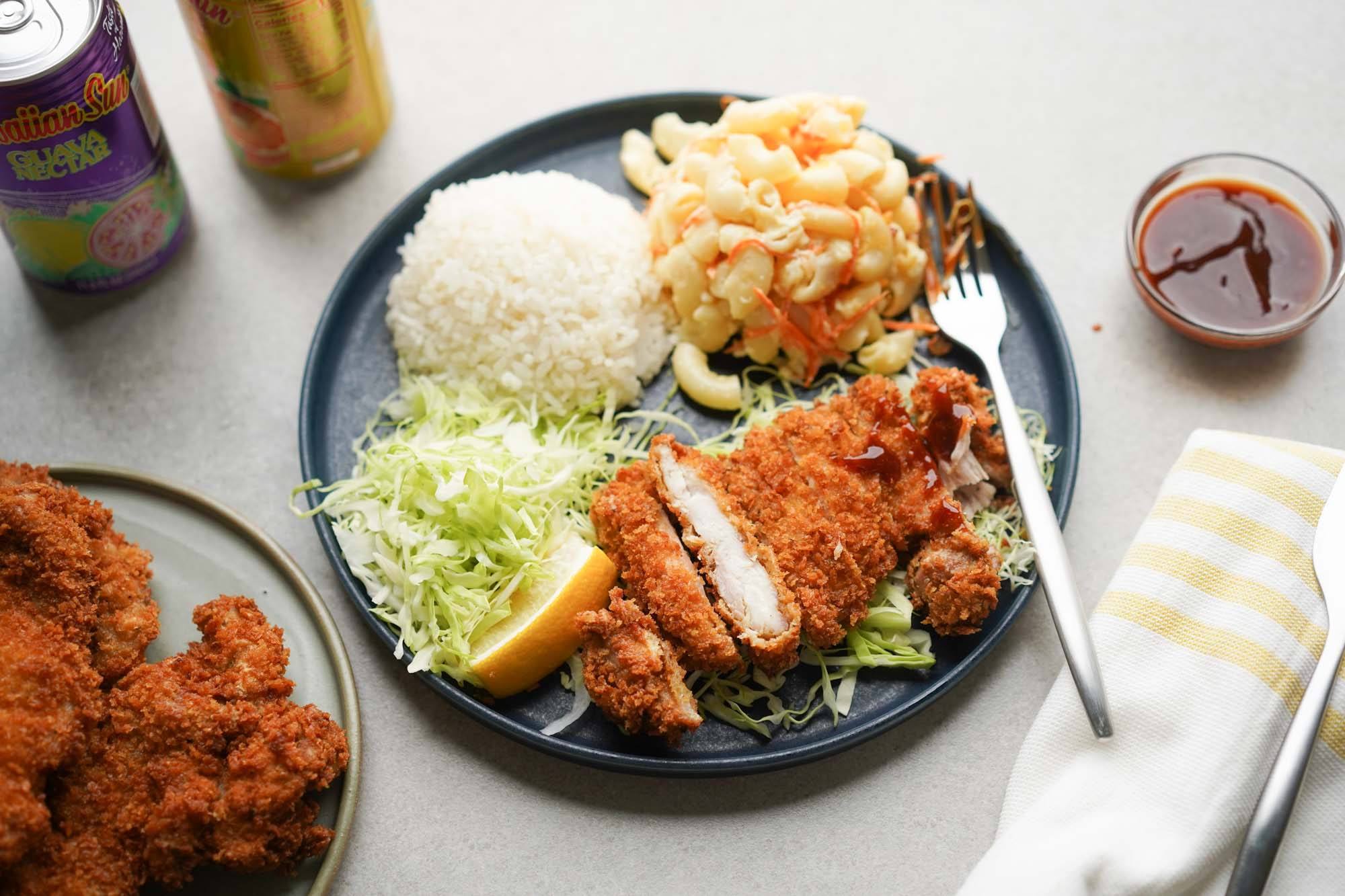 BBQ Tonkatsu Pork Bento Bowl Recipe