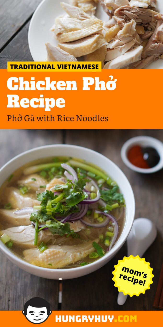 Chicken Pho Pinterest Image