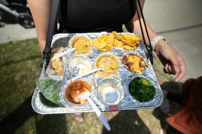 homemade tray for Tustin Chili Cookoff