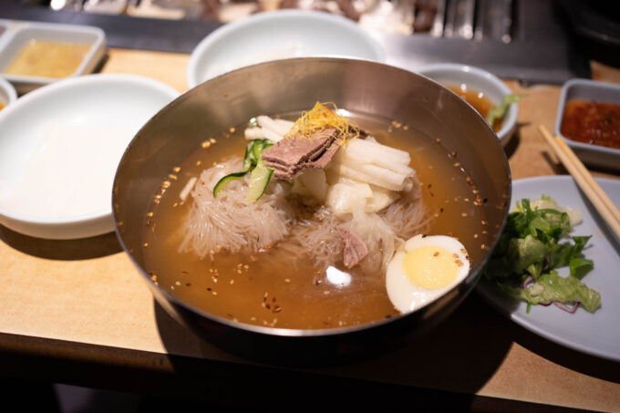 cold noodles with beef