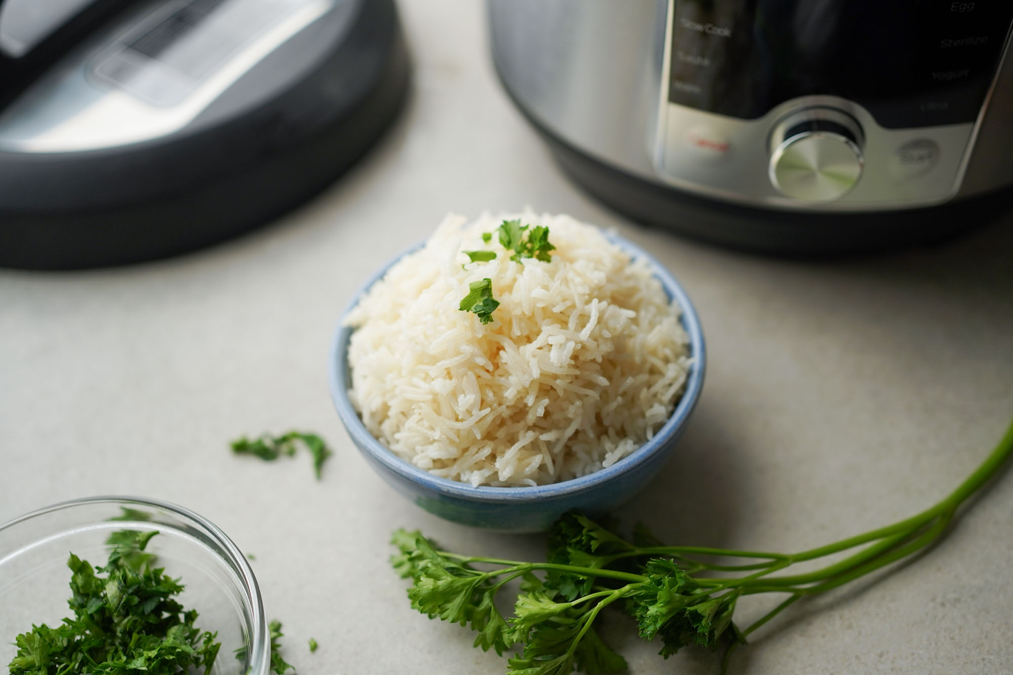 How to Cook Perfect Instant Pot Rice - Hungry Huy