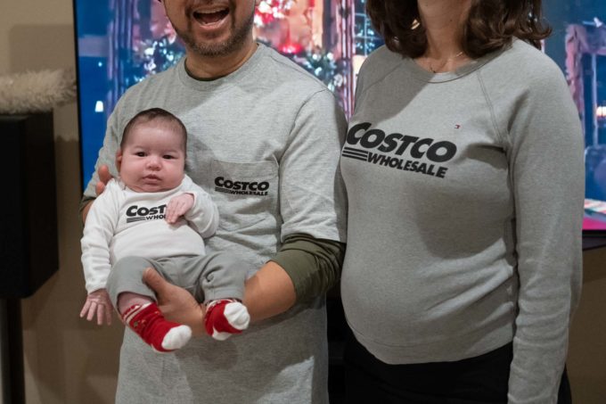 Costco shirts and baby