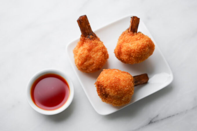 crab lollipops