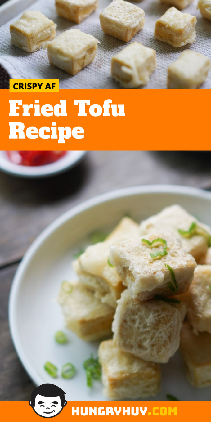 Crispy Fried Tofu Pinterest Image