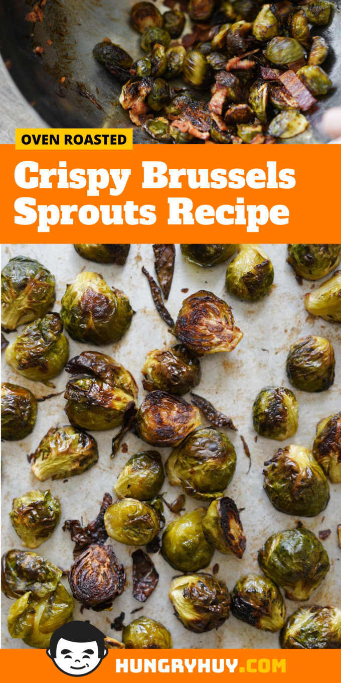 Roasted Brussels Sprouts Pinterest Image