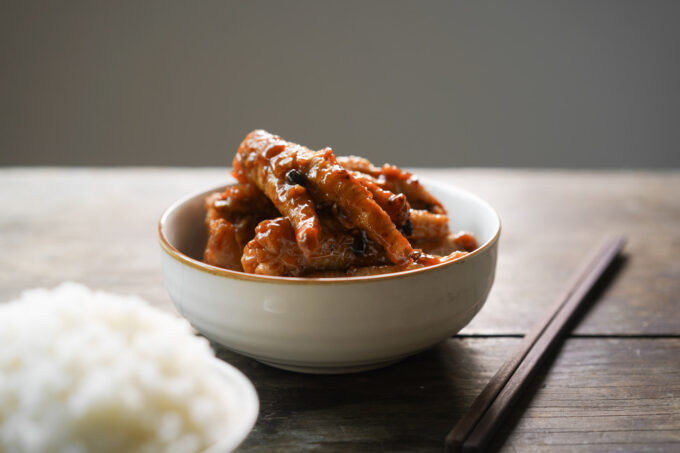 bowl of dim sum chicken feet