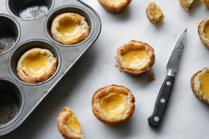 baked egg tarts