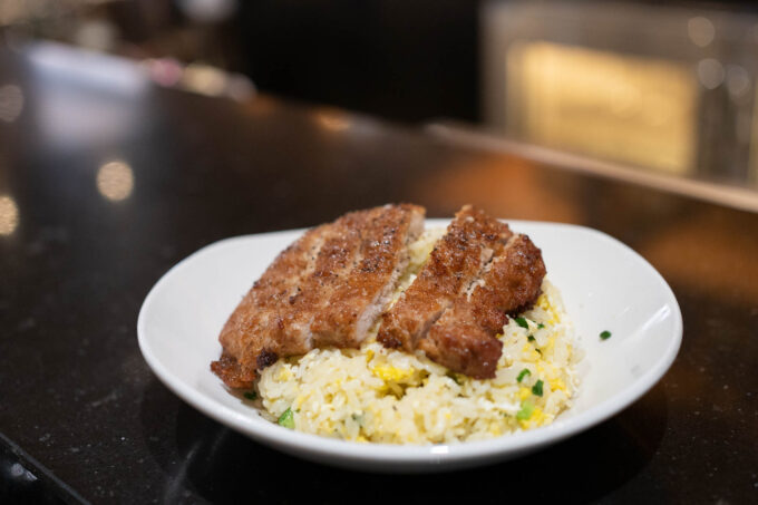 Din Tai Fung's pork chop fried rice