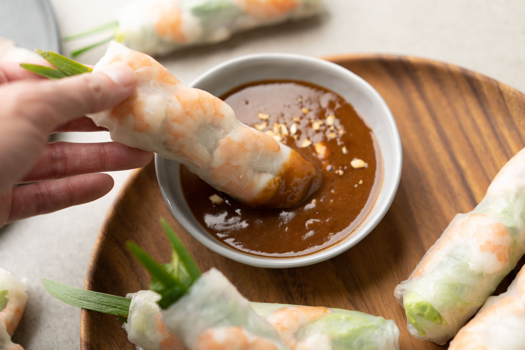 Vietnamese Peanut Sauce For Spring Rolls Hungry Huy