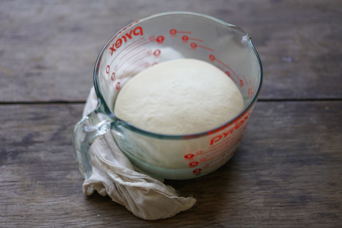 proofing ball of dough