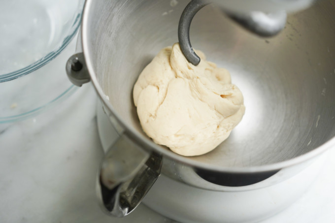final dough texture in mixer