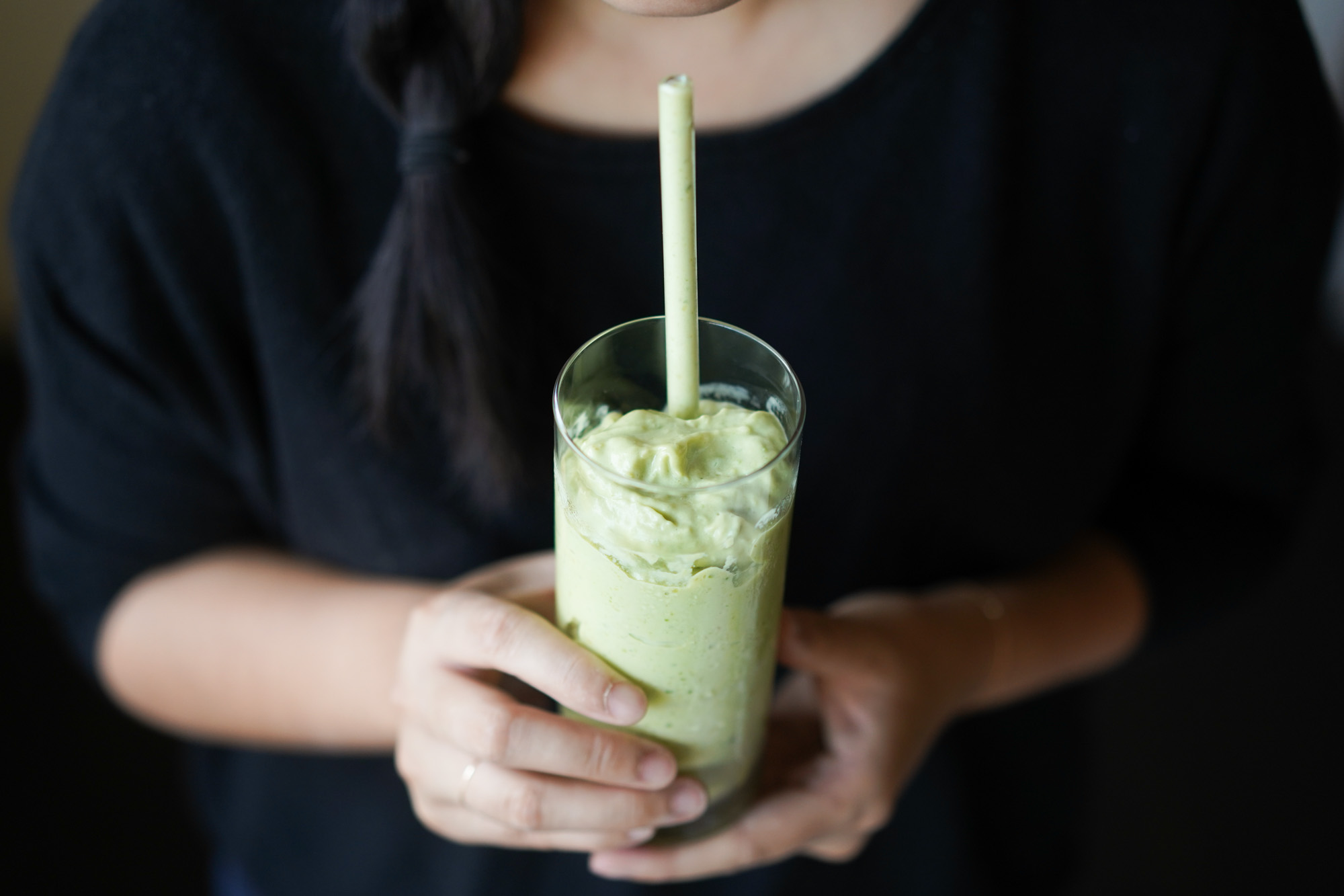 sinh to bo, avocado smoothie