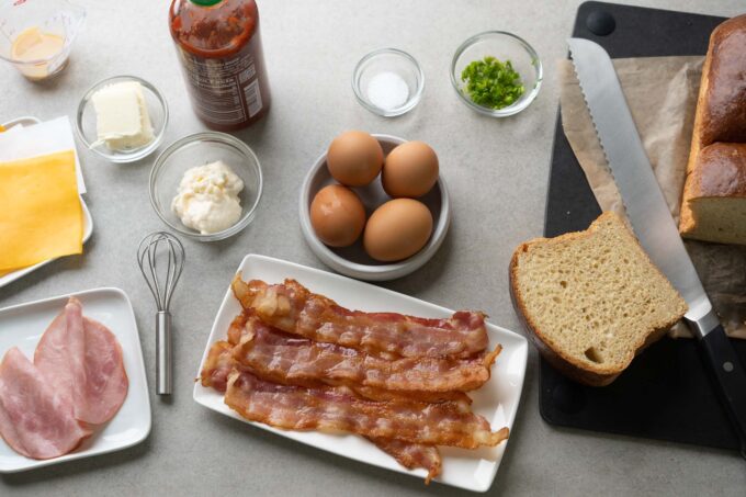 egg drop sandwich ingredients