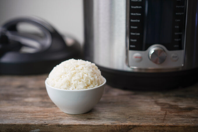 How to Cook Perfect Instant Pot Rice - Hungry Huy