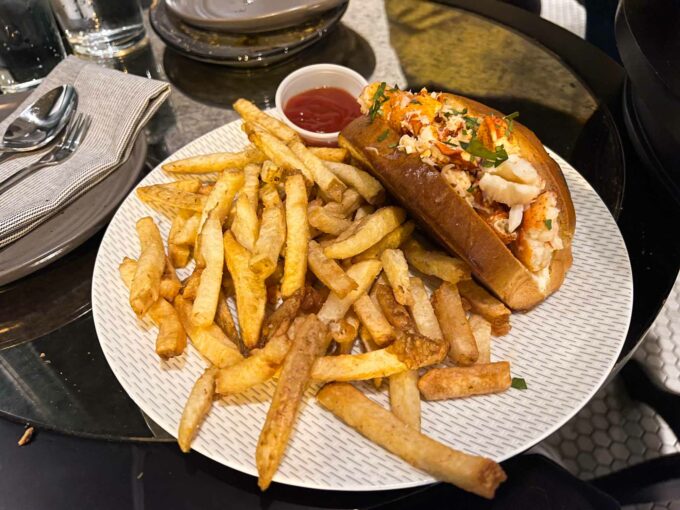 Fisk & Co. lobster roll and fries