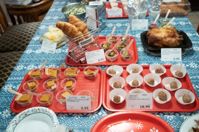 Costco sampler bites