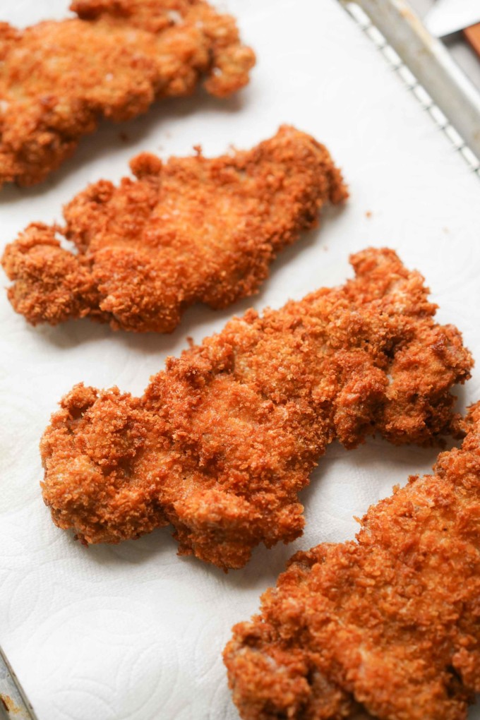 fried chicken katsu closeup