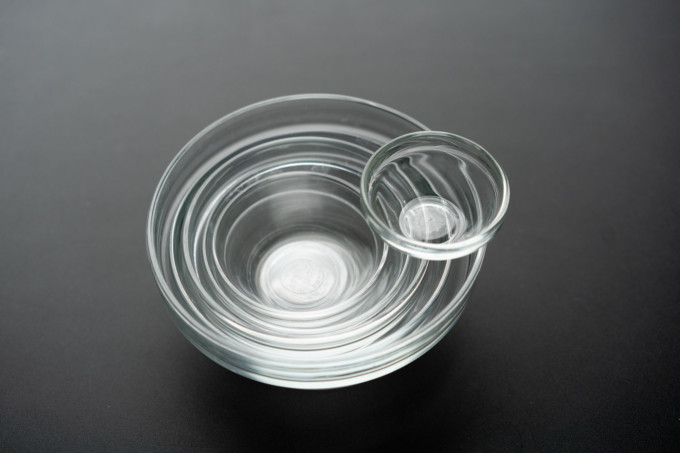 glass measuring and prep bowls