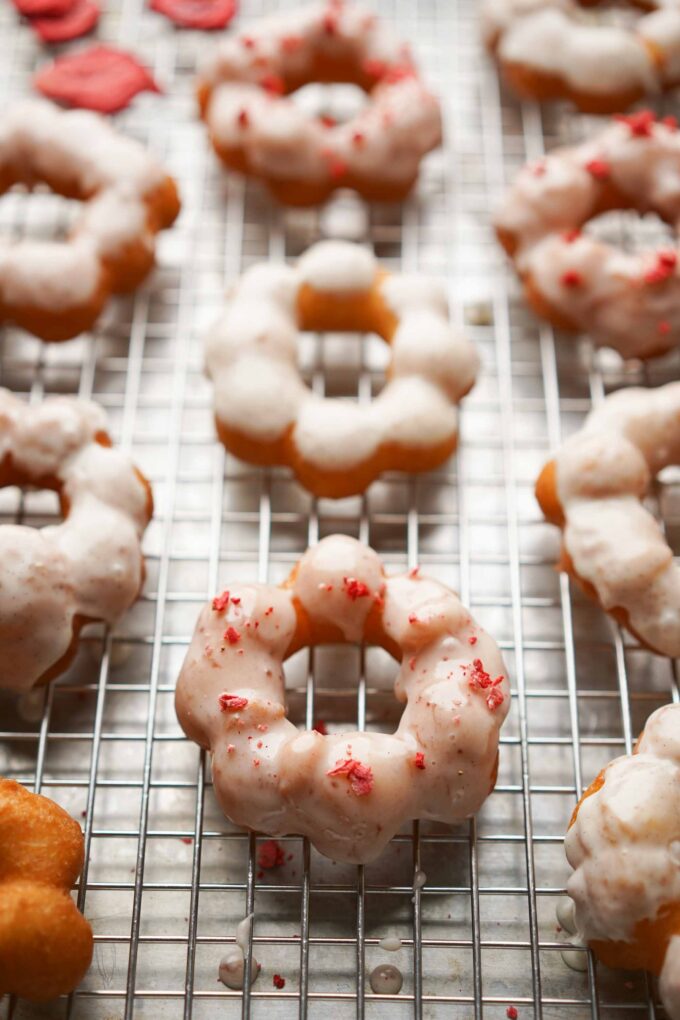 glazed mochi donuts