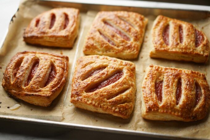 tray of guava cheese pastries