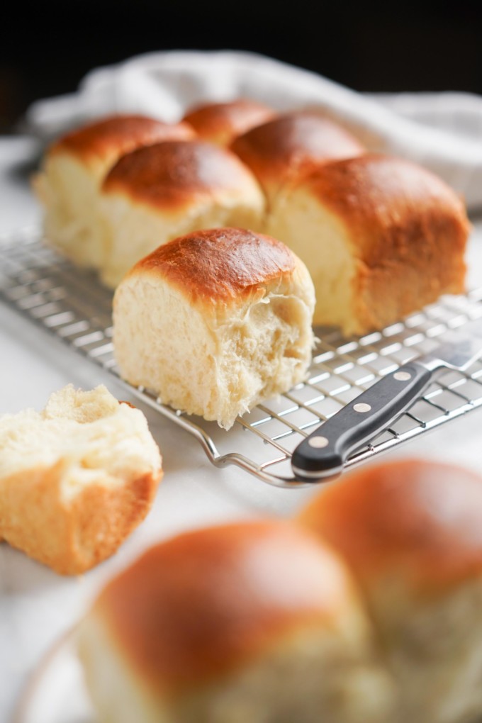 Hokkaido milk bread rolls
