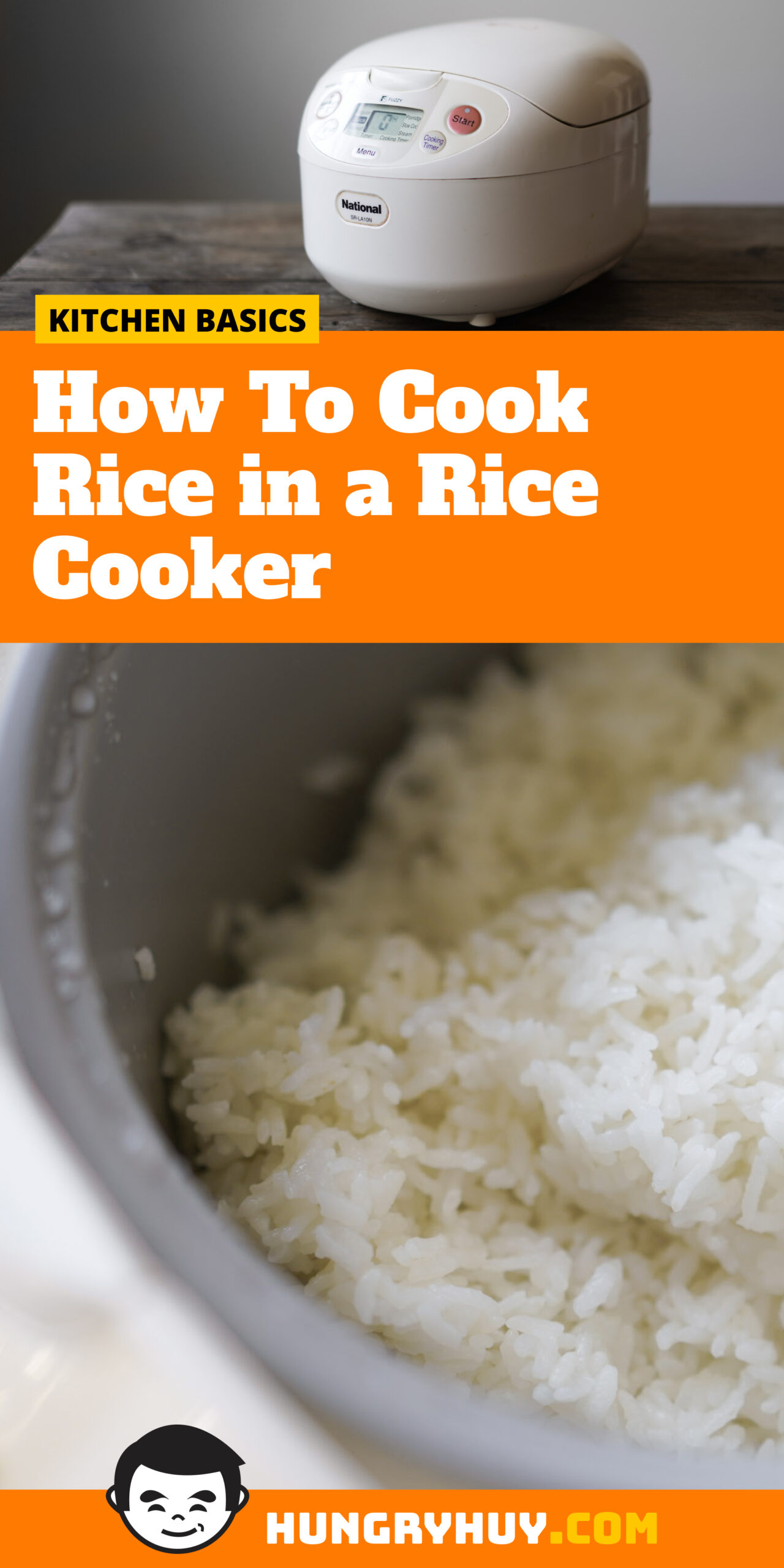 How To Cook Rice in a Rice Cooker Hungry Huy