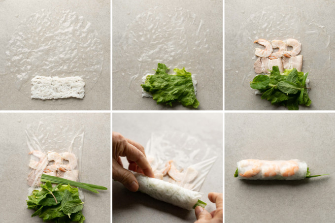how to wrap spring rolls